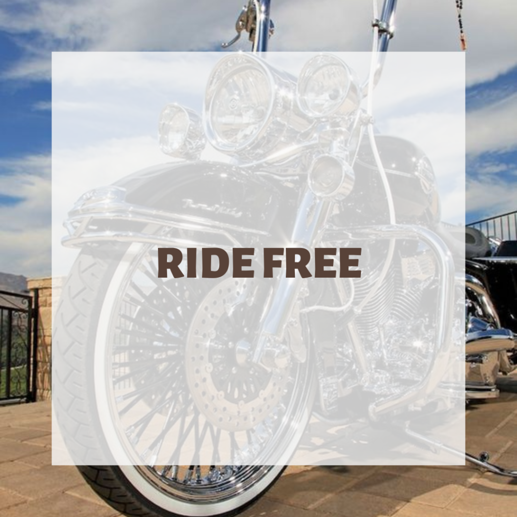 Мотоцикл Harley-Davidson моделі Road-King на фоні бруківки та гір